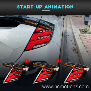 HCMOTIONZ 2017-2020 Honda Civic DRL Rear Back Lamp